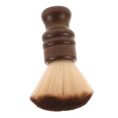 DECOMELODY Professional Barber Brush Hairdressing Brush for Salon Barber Neck Duster Hair Clipper Cleaner