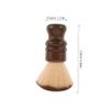 DECOMELODY Professional Barber Brush Hairdressing Brush for Salon Barber Neck Duster Hair Clipper Cleaner view 2