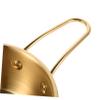 Men Shaving Soap Cup with Gold Handle Durable Stainless Steel Wet Shaving Mug for Cream Multifunctional Grooming Tool view 3
