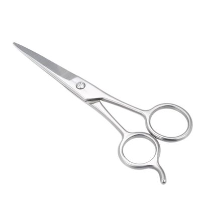 Happyyami Stainless Steel Beard Scissors for Precise Grooming Durable Hairdressing Tool for Men Women Eyebrow and Beard Care Accessory Silver