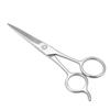 Happyyami Stainless Steel Beard Scissors for Precise Grooming Durable Hairdressing Tool for Men Women Eyebrow and Beard Care Accessory Silver view 1