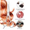 Happyyami Stainless Steel Beard Scissors for Precise Grooming Durable Hairdressing Tool for Men Women Eyebrow and Beard Care Accessory Silver view 3