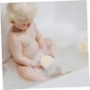 Abaodam Cute Shape Bath Sponge Soft Muslin Sponges for Shower Boy Girl Cleaning Essentials view 4