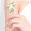 PACKOVE Portable Armpit Hair Trimmer for Women Body Hair Remover Tool Gentle Exfoliating Shaver for Legs and Underarms Smooth Shaving Experience Shower Matcha view 4