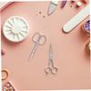 Didiseaon 2pcs Stainless Steel Nose Hair Scissors Rounded Tip Grooming Tool for Precision Trimming of Facial Hair Eyebrows and Beard Safe and Durable Grooming Kit for Home and Travel view 4