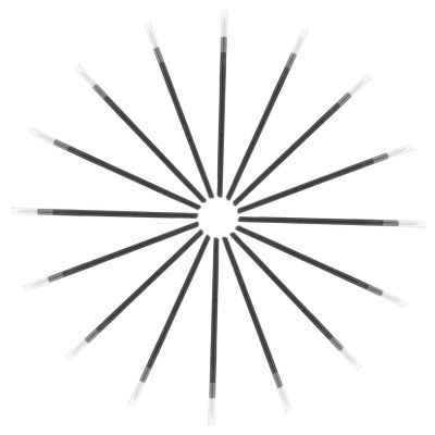 Ipetboom 200pcs Flat Eyeliner Brush Eyeliner Applicator Tool Makeup Brush for Makeup