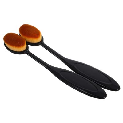 Beavorty 2pcs Nail Dust Brush Soft Brush for Nail Art Fast Application Thorough Cleaning