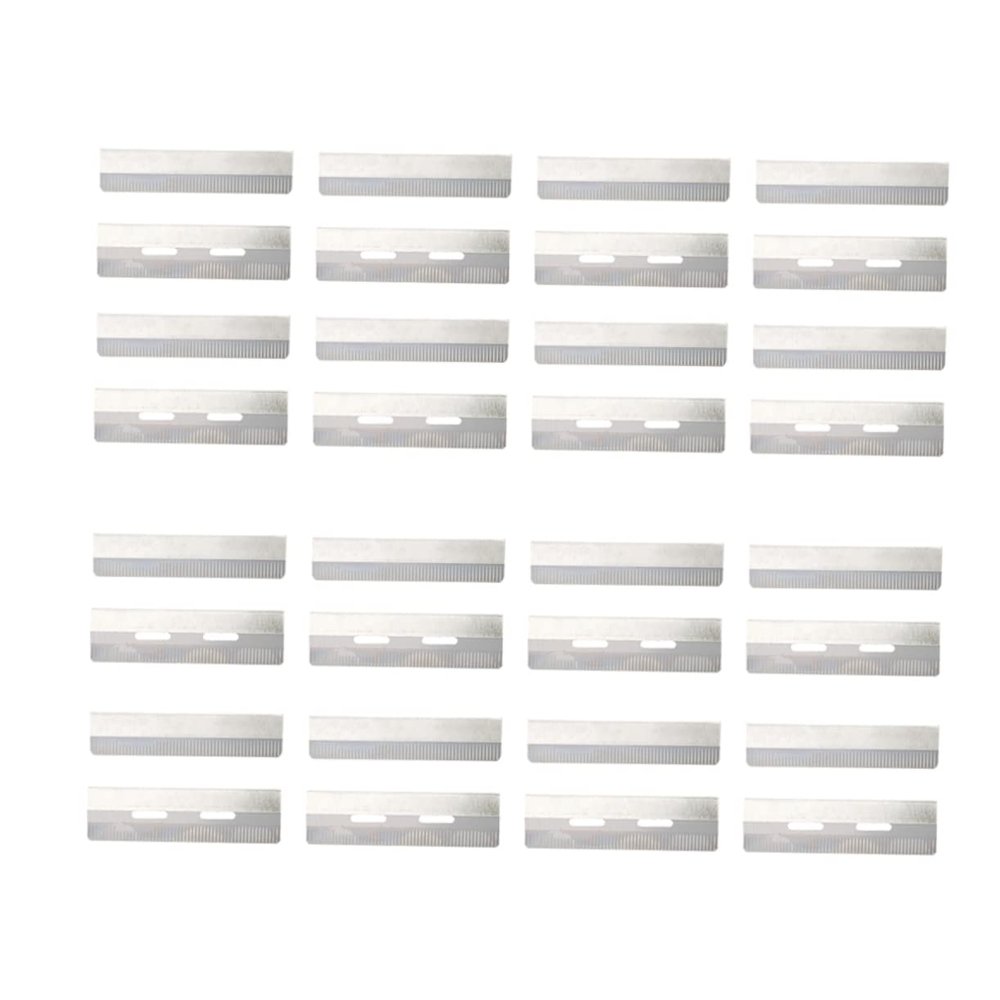 FRCOLOR 80PCS Eyebrow Shaping Blades Precision Eyebrow Trimmer for Women Cosmetic Grooming Tool Protective Cover for Makeup and Facial Hair Removal