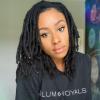 0.4cm 4 inch 20strands Locs Extensions Human Hair Natural Black for Women Men 100% Full Handmade Permanent Dreadlock Extensions Human Hair An Be Dyed Bleached Curled view 1