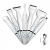 Bikini Trimmer for Women, 7 in 1 Electric Razor, Hair Trimmer for Face Nose Eyebrow Legs Arm Armpit Bikini, Waterproof, Painless Rechargeable Body Shavers Set view 1