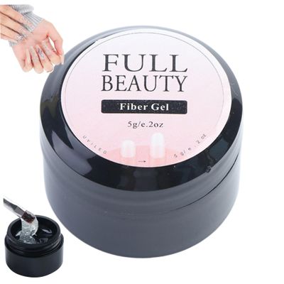 1PC Nail Repair Gel, 5g Transparent 2-in-1 Lengthen  Broken Nail Repair for Salon and Home Use..