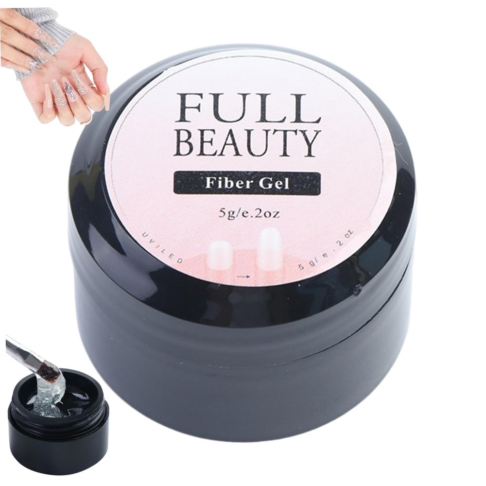 1PC Nail Repair Gel, 5g Transparent 2-in-1 Lengthen  Broken Nail Repair for Salon and Home Use..