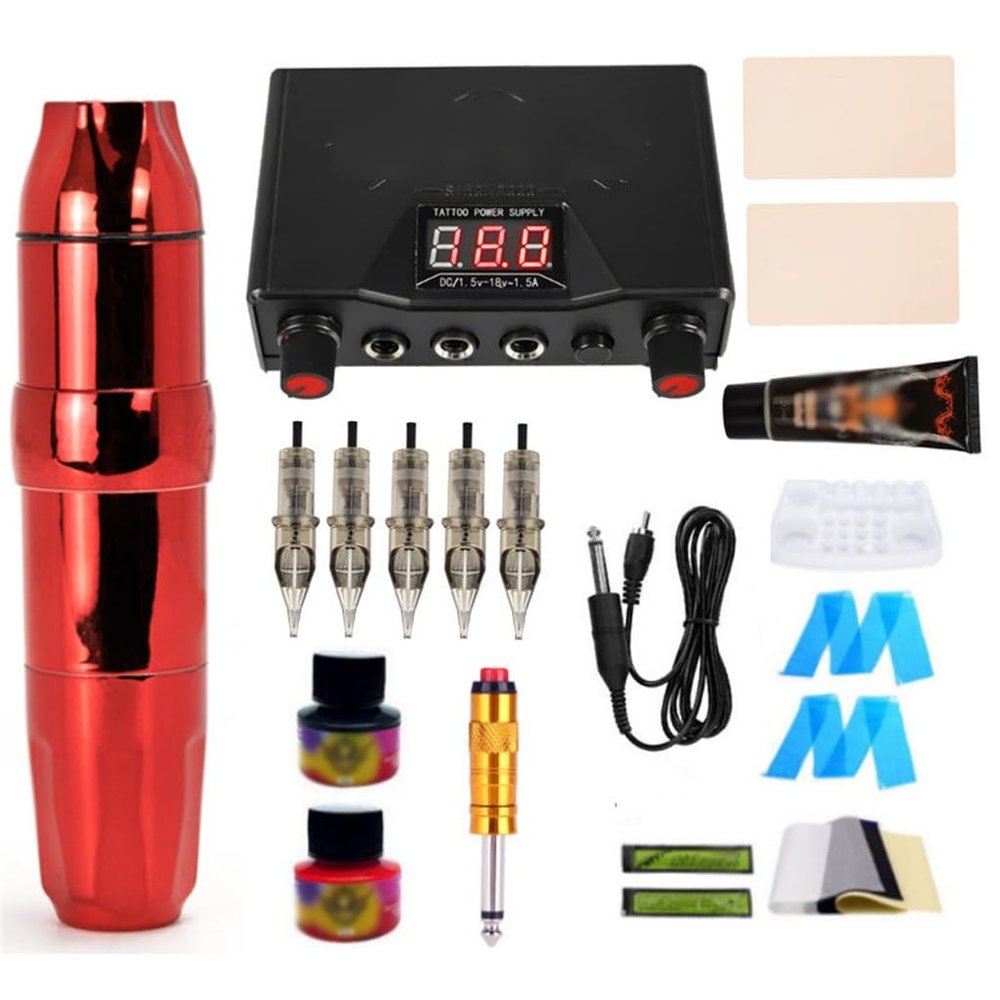 DUYHBAWRS Tattoo Machines Plastic Tattoo Machine Set Tattoo Machine Tattoo Equipment Motor Tattoo Pen