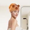 Hair Towel, Capybara Quick Drying Hair Drying Cap, Soft Headwear Hat Cute for Girl Women Bath Shower Spa Home Thick Long Curly Wet view 2