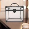 Clear Cosmetic Storage Case with Handle for Makeup Organizer Large Size 7.87x7.09x5.91 Inch Waterproof Aluminum Alloy Acrylic view 3