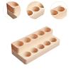 3 Tiers Essential Oil Holder Stand 10 Grids Lipstick Organizer Cosmetic Rack for Countertop Bathroom Home Salon view 3