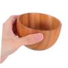 Anneome Wooden Shaving Soap Bowl for Men Portable Beard Container Stylish Lathering Tool for Bathroom Travel Wooden Mixing Bowl for Smooth Shaving view 4