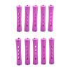 10 Pieces Hair Perm Rods Cold Rods with Rubber Bands and Cover for Women Girls Salon Barber Home Use Hairdressing Styling Tools view 1