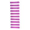 10 Pieces Hair Perm Rods Cold Rods with Rubber Bands and Cover for Women Girls Salon Barber Home Use Hairdressing Styling Tools view 2