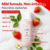 AuReve Lash Shampoo Concentrate 100ml Lash Extension Cleanser Oil-Free Eyelash Extension Shampoo with Salon Home Care -Makes 20 Bottles 60ml Eyelash Cleaner,Strawberry view 2