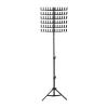 Braiding Hair Rack Standing Separator Stand 144 Pegs Double Sided Hair Extension Holder Adjustable Height for Salon and Home Use view 1