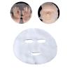 100 Pieces Pre-Cut Facial Cotton Pads for Skin Care, Style B - 7.87x9.45 Inch, Soft Cotton Gauze Masks for Serums, DIY Facials, and Makeup Removal view 3