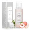 AuReve Lash Shampoo Concentrate 100ml Lash Extension Cleanser Oil-Free Eyelash Extension Shampoo with Salon Home Care -Makes 20 Bottles 60ml Lash Shampoo,Peach view 1
