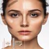 Cream Liquid Contour Stick 2 PCS, Grey Cool Toned Contour Stick & Beige Highlighter Makeup, Natural Smooth Lightweight Long Lasting Facial Beauty Makeup for Nose Face Body, Beauty Gift for Woman 01+02 view 2
