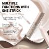 Cream Liquid Contour Stick 2 PCS, Grey Cool Toned Contour Stick & Beige Highlighter Makeup, Natural Smooth Lightweight Long Lasting Facial Beauty Makeup for Nose Face Body, Beauty Gift for Woman 01+02 view 3