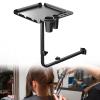 Service Tray SPA Storage Tray Barber Chair Tray Adjustable Height 360 Rotatable Metal Tray for Hair Salon Tools view 3