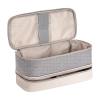 Double Layer Hair Dryer Storage Bag with Handle - Portable Hairdressing Tools Case for Travel, Business Trip, Salon - 13.39x8.66x1.97 Inch view 1