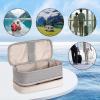 Double Layer Hair Dryer Storage Bag with Handle - Portable Hairdressing Tools Case for Travel, Business Trip, Salon - 13.39x8.66x1.97 Inch view 4