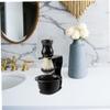 OSOLADY 3pcs Razor Holder Stand Shaver Rinse Stand Men's Grooming Storage Rack Beard Brush and Razor Organizer Home Travel view 4