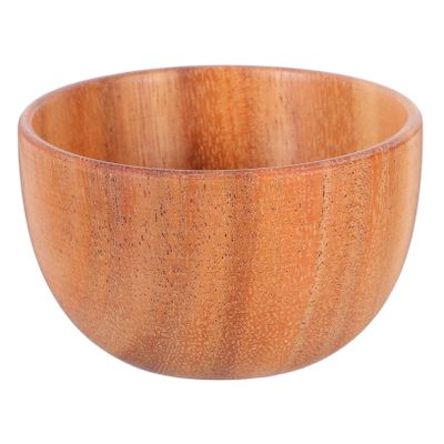Unomor Wood Shaving Bowl for Men Portable Natural Wood Lathering Dish Lightweight and Travel Friendly Shaving Soap Cup the Go