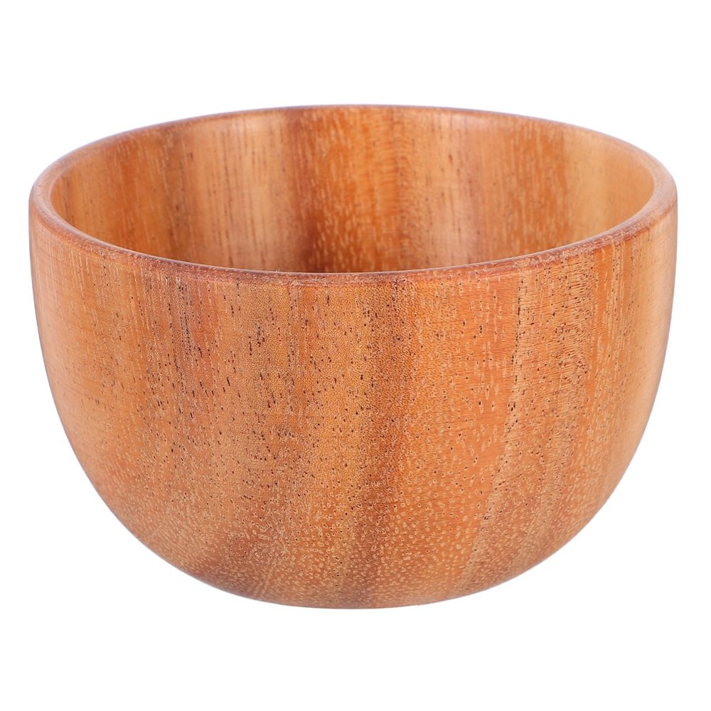 Unomor Wood Shaving Bowl for Men Portable Natural Wood Lathering Dish Lightweight and Travel Friendly Shaving Soap Cup the Go