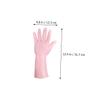 Beaupretty 1Pair Elastic Long Moisturizing Gloves for Dry Cracked Hand Care Hydrating and Softening Treatment for Hands and Arms Slip Design for Daily Home Use and Travel view 2