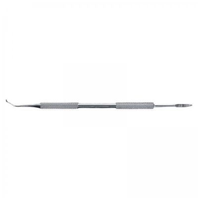 2x Spoon Nail Cleaner Cuticle Pusher Manicure and Pedicure Tool Stainless Steel Beauty Tool for Fingernails
