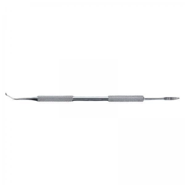 2x Spoon Nail Cleaner Cuticle Pusher Manicure and Pedicure Tool Stainless Steel Beauty Tool for Fingernails