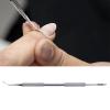 2x Spoon Nail Cleaner Cuticle Pusher Manicure and Pedicure Tool Stainless Steel Beauty Tool for Fingernails view 4