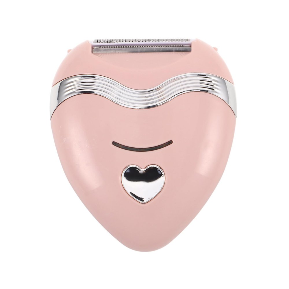 Healeved 1 Set Heart Design Electric Shaver for Women Compact Travel Friendly Hair Removal Device with Pivoting Head for Underarm Legs and Sensitive Areas Versatile Grooming Tool