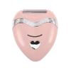 Healeved 1 Set Heart Design Electric Shaver for Women Compact Travel Friendly Hair Removal Device with Pivoting Head for Underarm Legs and Sensitive Areas Versatile Grooming Tool view 1