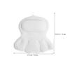 FOMIYES Bath Pillow for Tub Ergonomic Neck Back Support Machine Washable Non Slip Breathable Mesh Cushion for Relaxing Spa Experience for Baths Hot Tubs Travel view 2