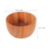 Luxshiny Wooden Shaving Bowl for Men Elegant Natural Wood Shave Soap Dish for Rich Production Portable Grooming Accessory for Travel Giving view 2