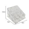5 Pack Acrylic Lipstick Organizer with 9 Slots - Makeup Storage Box for Lipstick Tubes, Lip Glosses, Eyeliner, and Essential Oils view 2