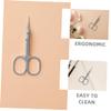 NOLITOY Stainless Steel Cuticle Clipper Precision Nail Cleaner Tool for Dead Skin Removal and Grooming Ergonomic Design for Home Salon Use and Sharp for Trimming view 3