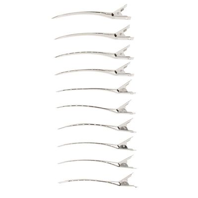 10 Pieces Duck Bill Hair Clips Metal Hair Accessories for Styling Cutting Drying Sectioning