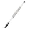 FOMIYES Eyebrow Brush with Rhinestone Dual Sided Angled Flat Head Comb Portable Spoolie for Shaping Brows Elegant Makeup Tool for Travel and Daily Use view 1