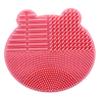 CALLARON Eco-friendly Silicone Makeup Brush Storage Rack Brush Cleaner Mat Holder for view 1
