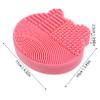 CALLARON Eco-friendly Silicone Makeup Brush Storage Rack Brush Cleaner Mat Holder for view 2