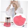 CALLARON Eco-friendly Silicone Makeup Brush Storage Rack Brush Cleaner Mat Holder for view 4